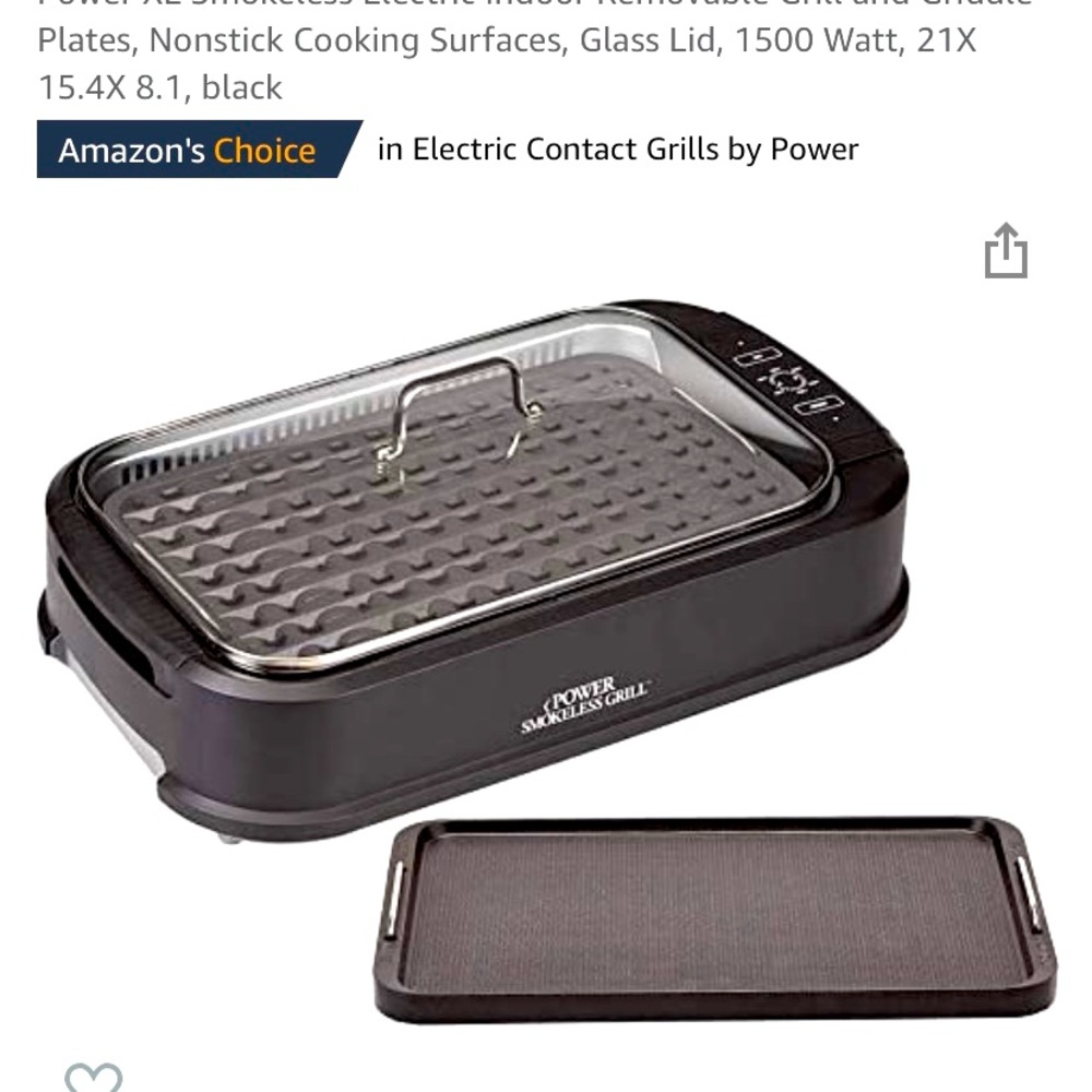 NEW Indoor Power Smokeless Grill.